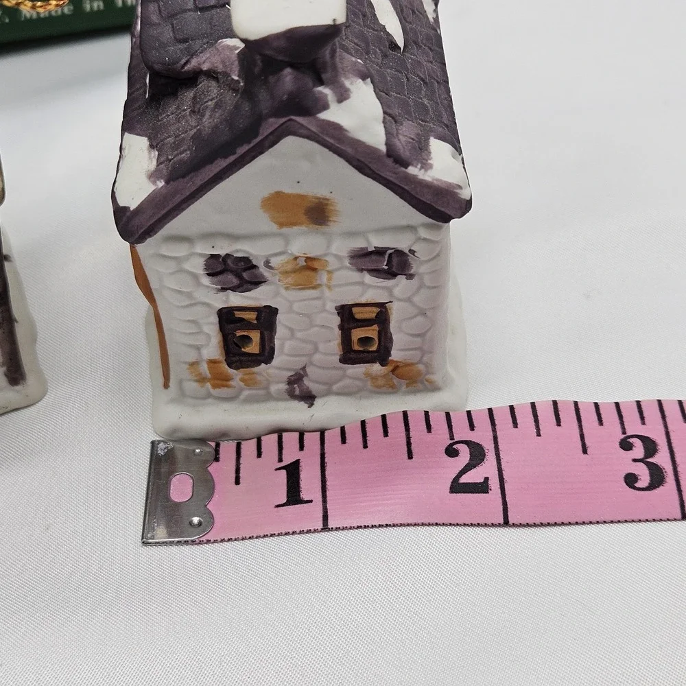 DICKENS VILLAGE‎ BELL Christmas Ornament LIGHT Covers Porcelain Holiday Decor